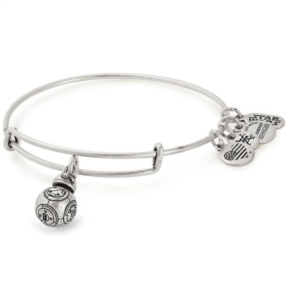 Alex & Ani Silver Star Wars BB8 Droid Charm Bracelet